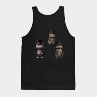 Funny Magician Cat Meme Tank Top